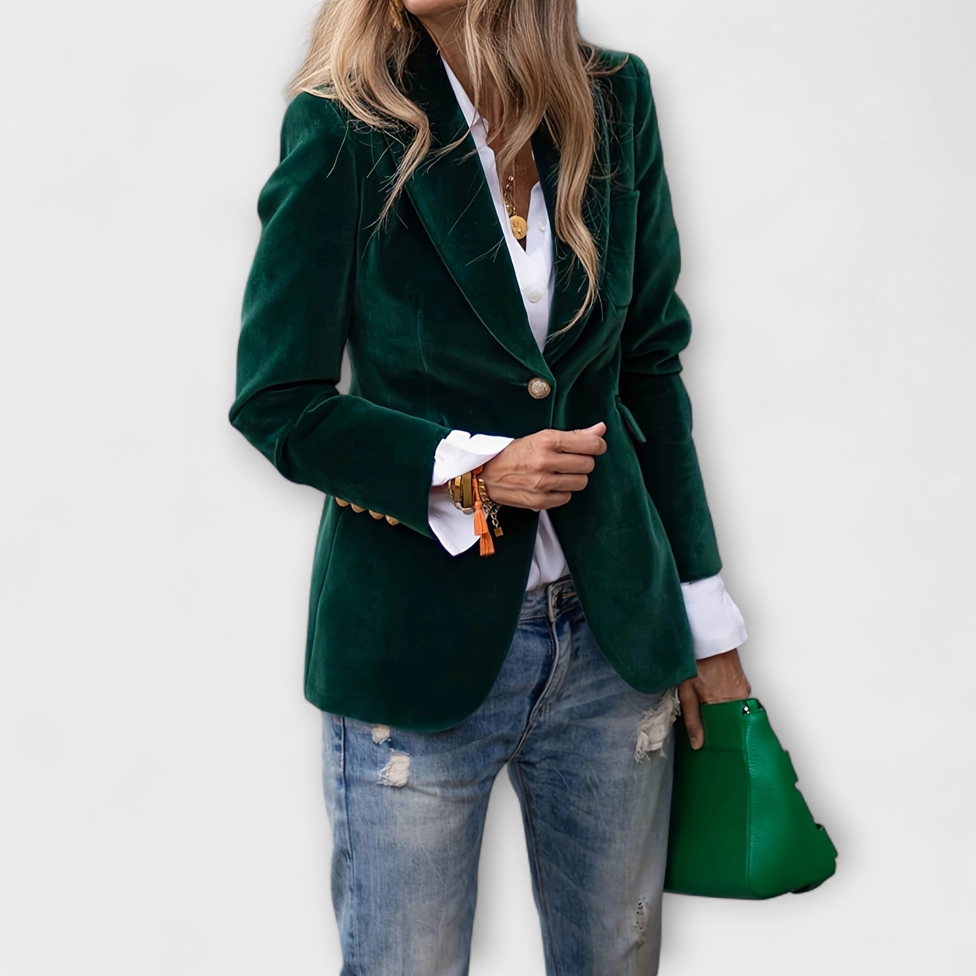 Isabelle™ | Velvet Chic Blazer