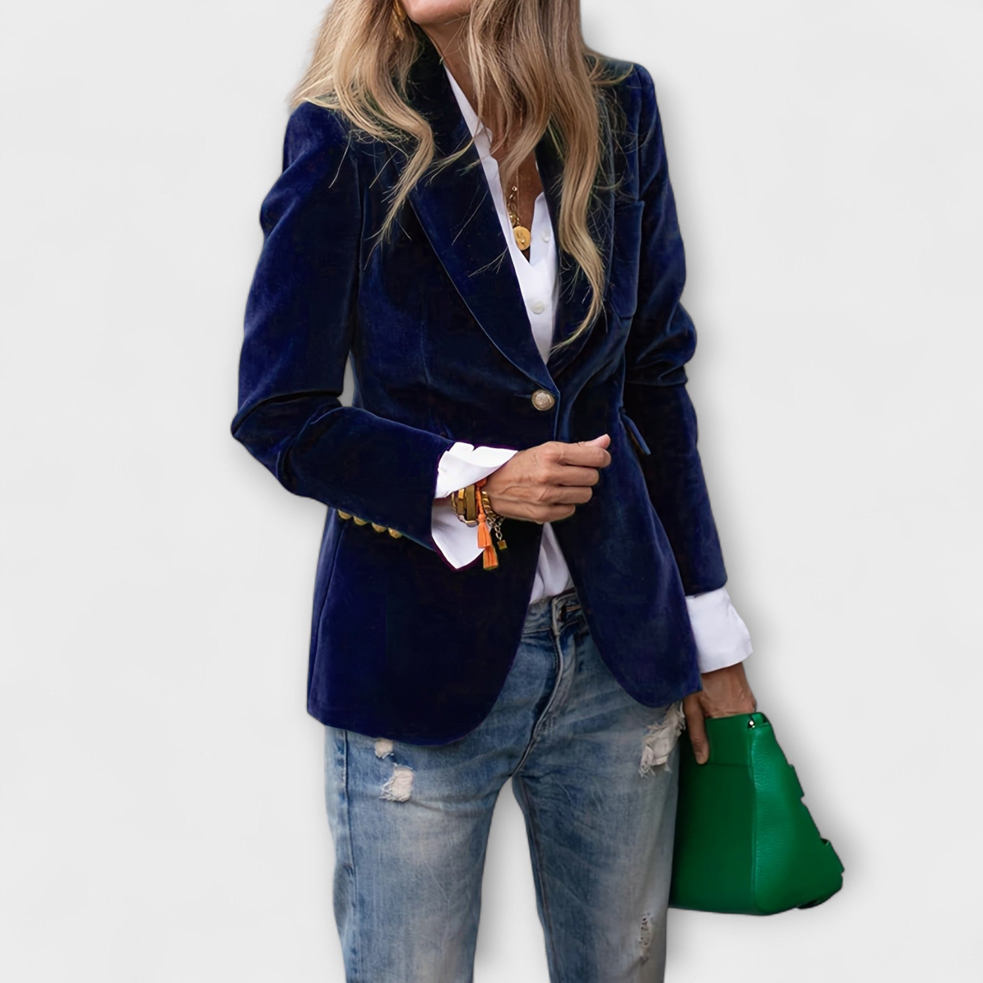 Isabelle™ | Velvet Chic Blazer