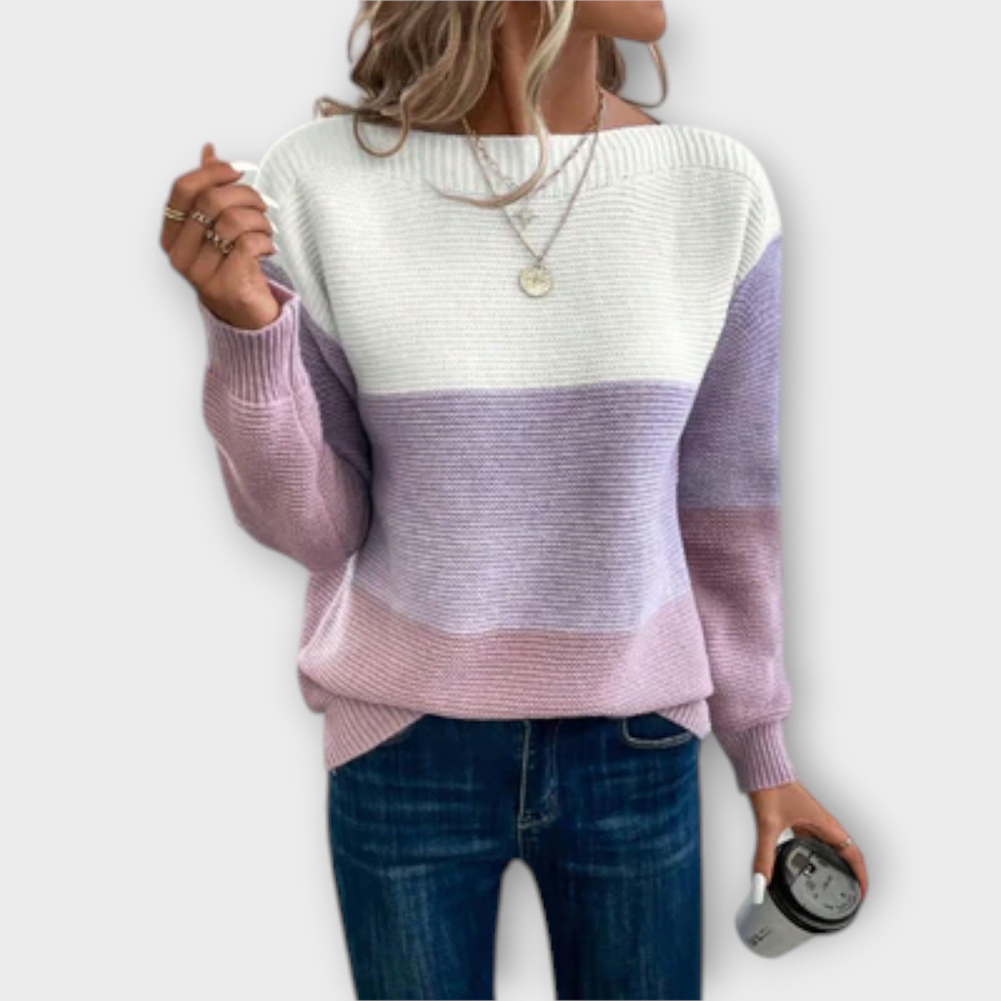 Isabelle™ | Artful Layers Sweater
