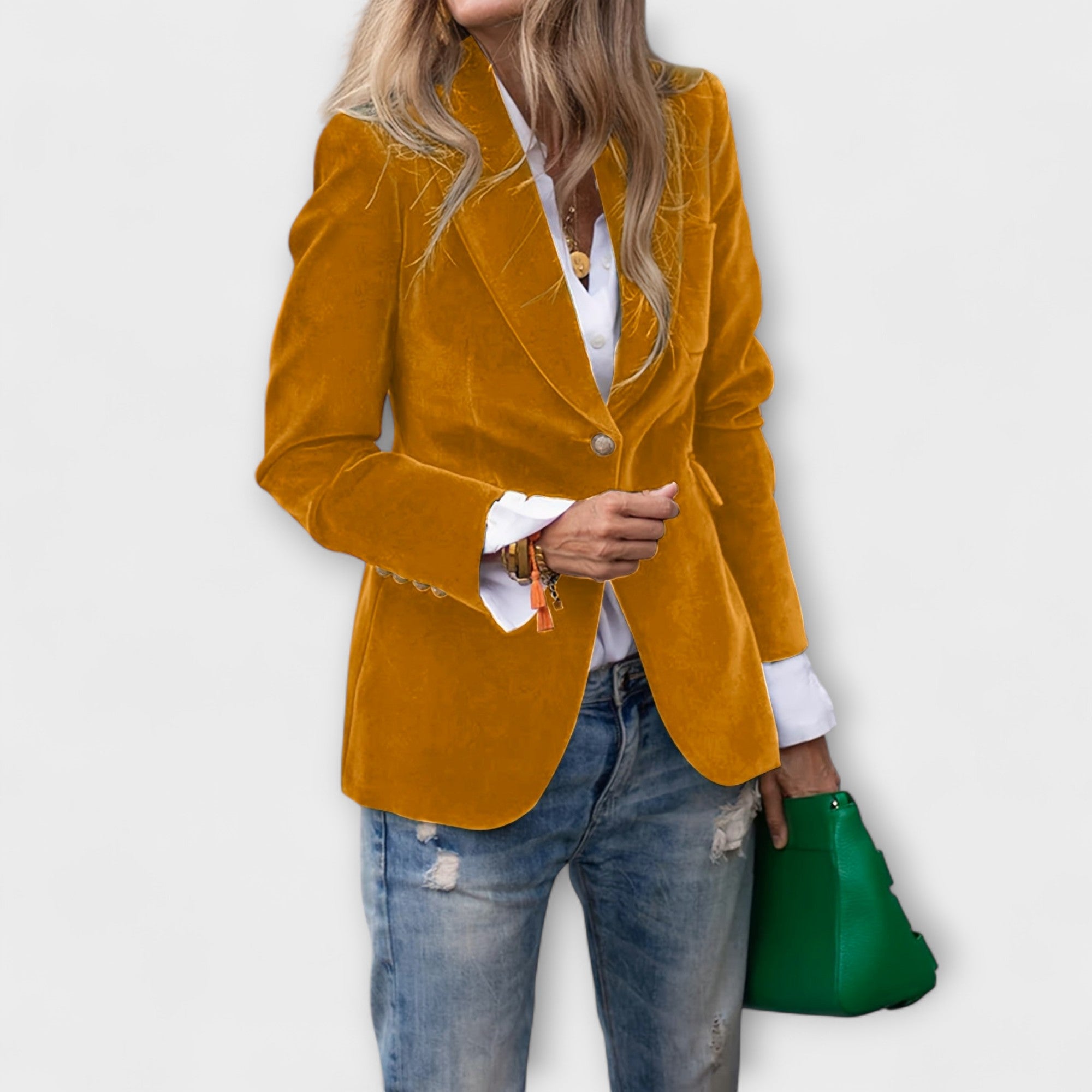 Isabelle™ | Velvet Chic Blazer