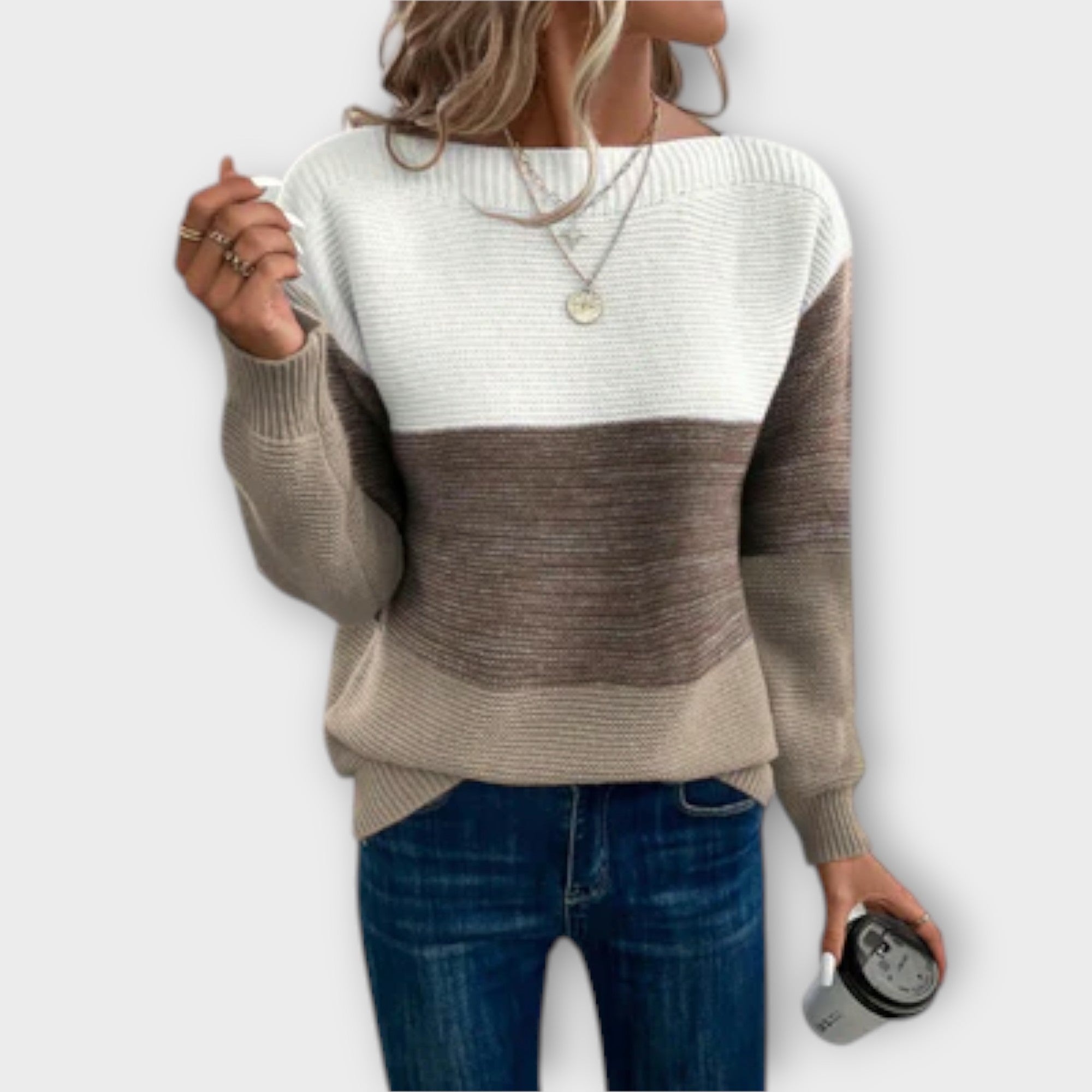 Isabelle™ | Artful Layers Sweater