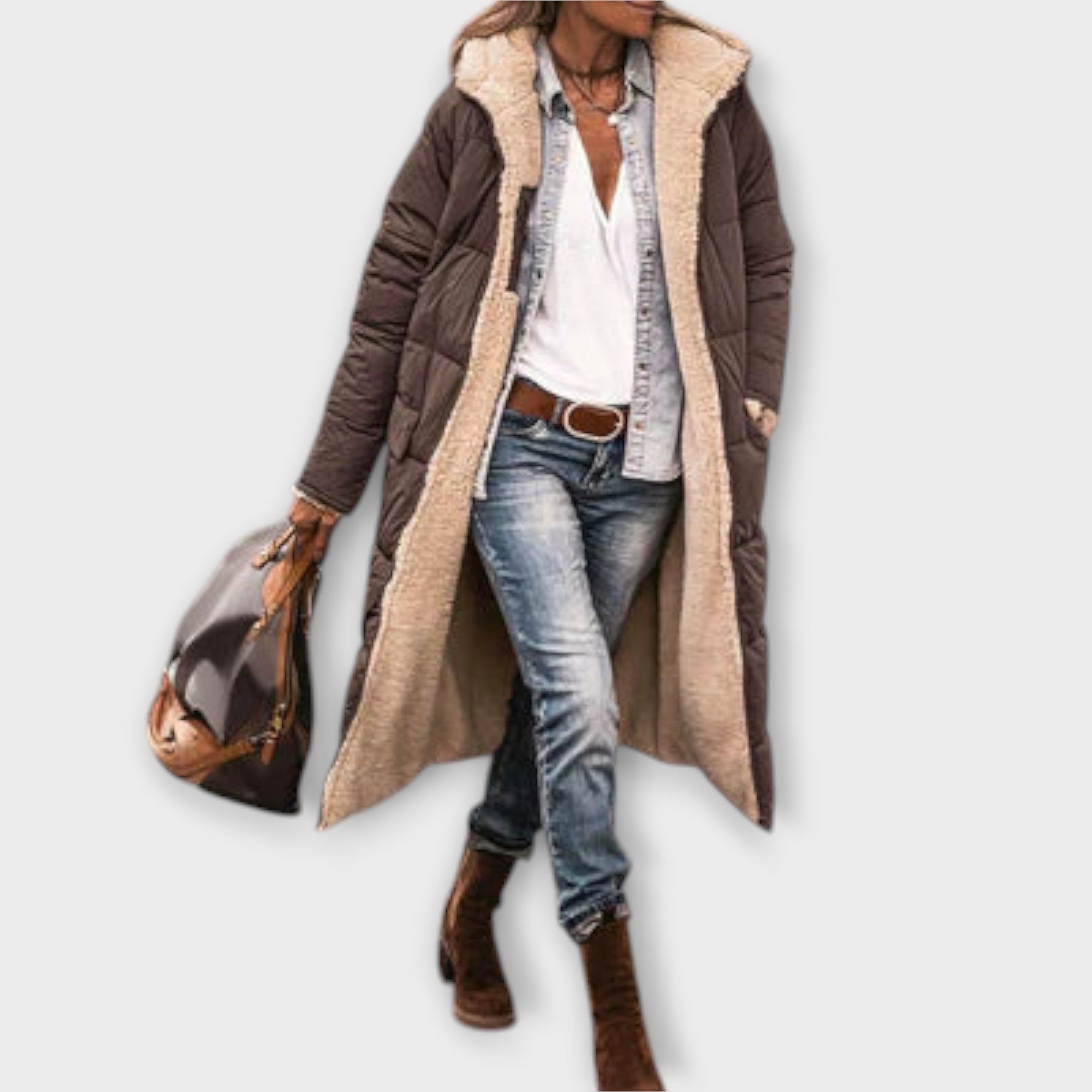 Helena™ | Luxe Fur-Lined Coat