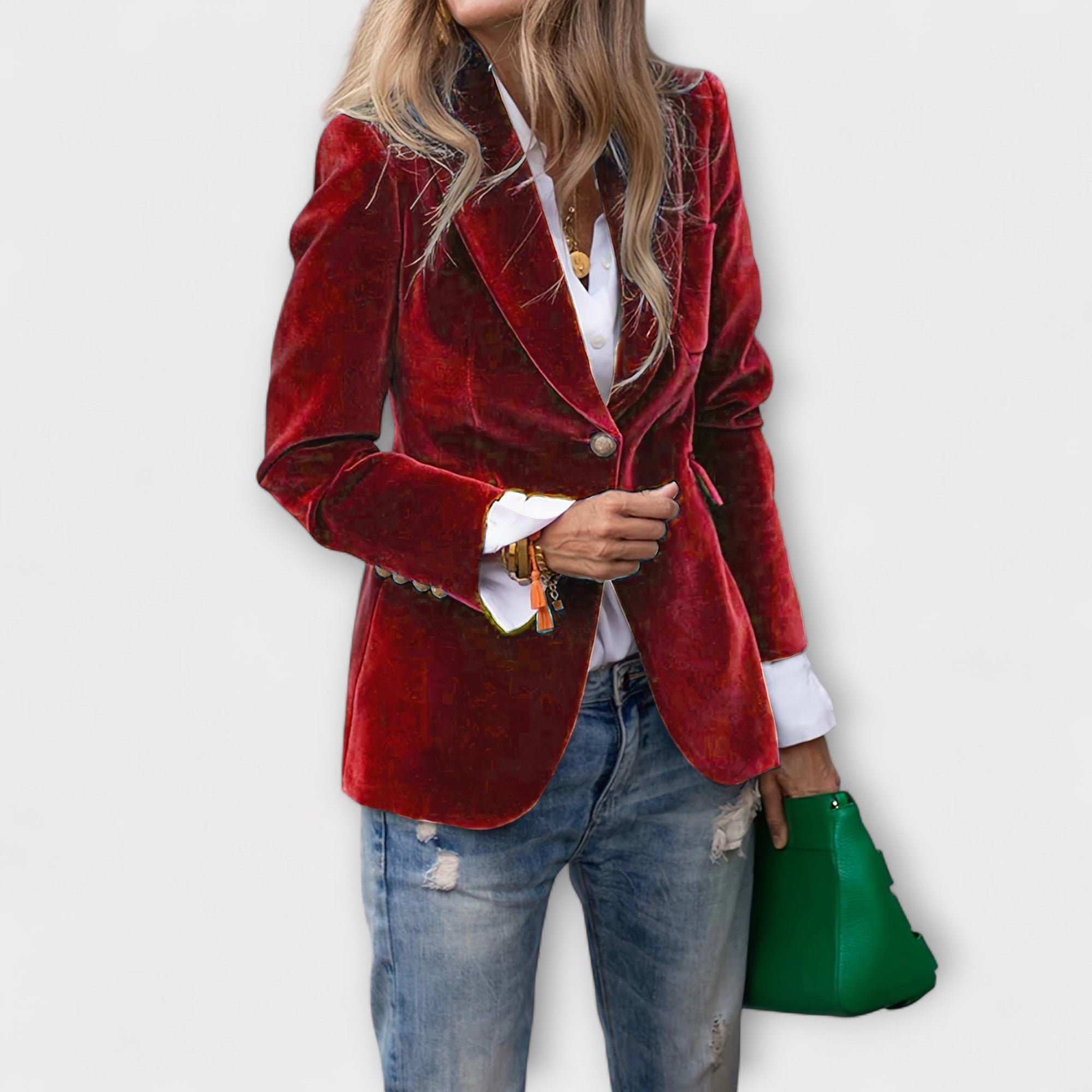 Isabelle™ | Velvet Chic Blazer