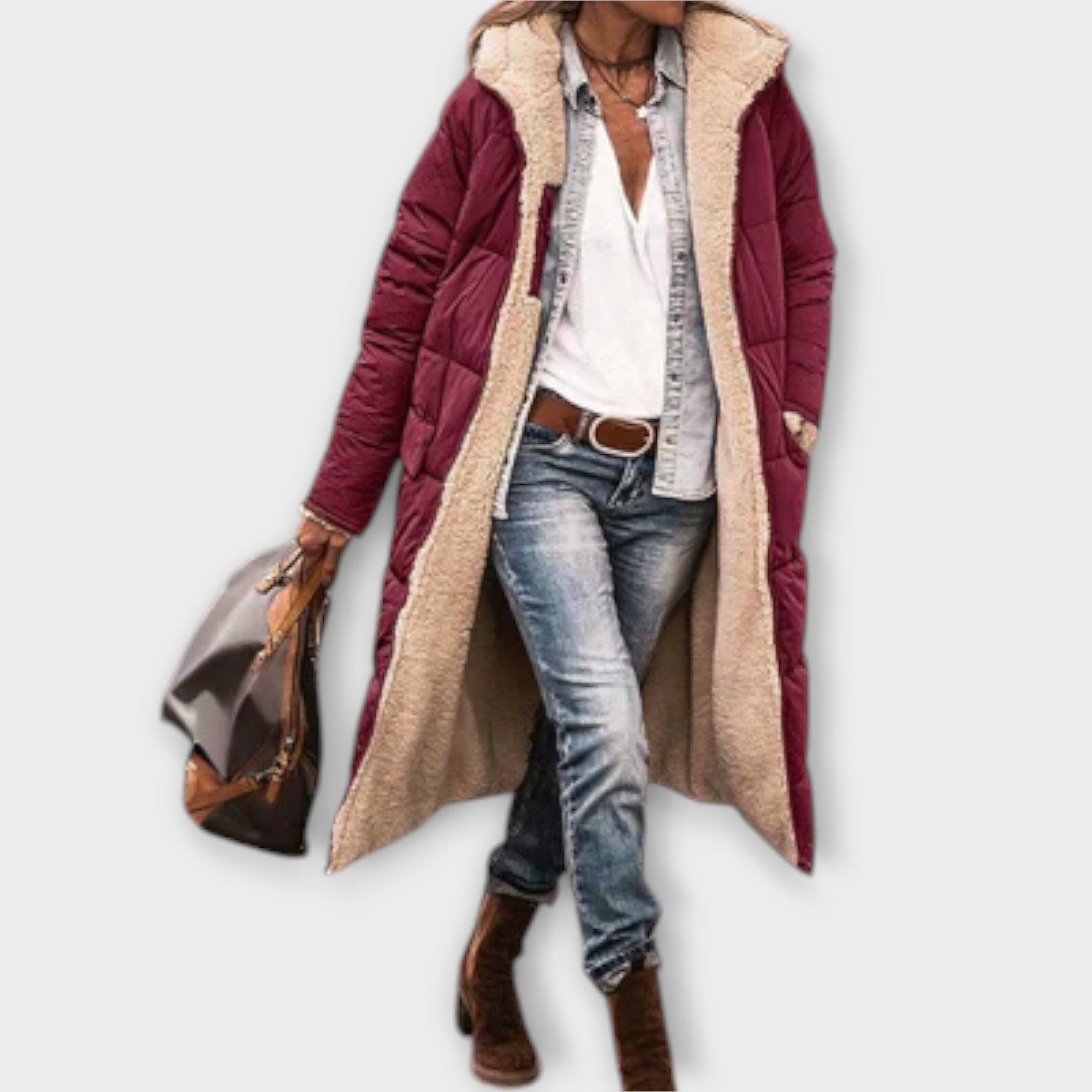 Helena™ | Luxe Fur-Lined Coat
