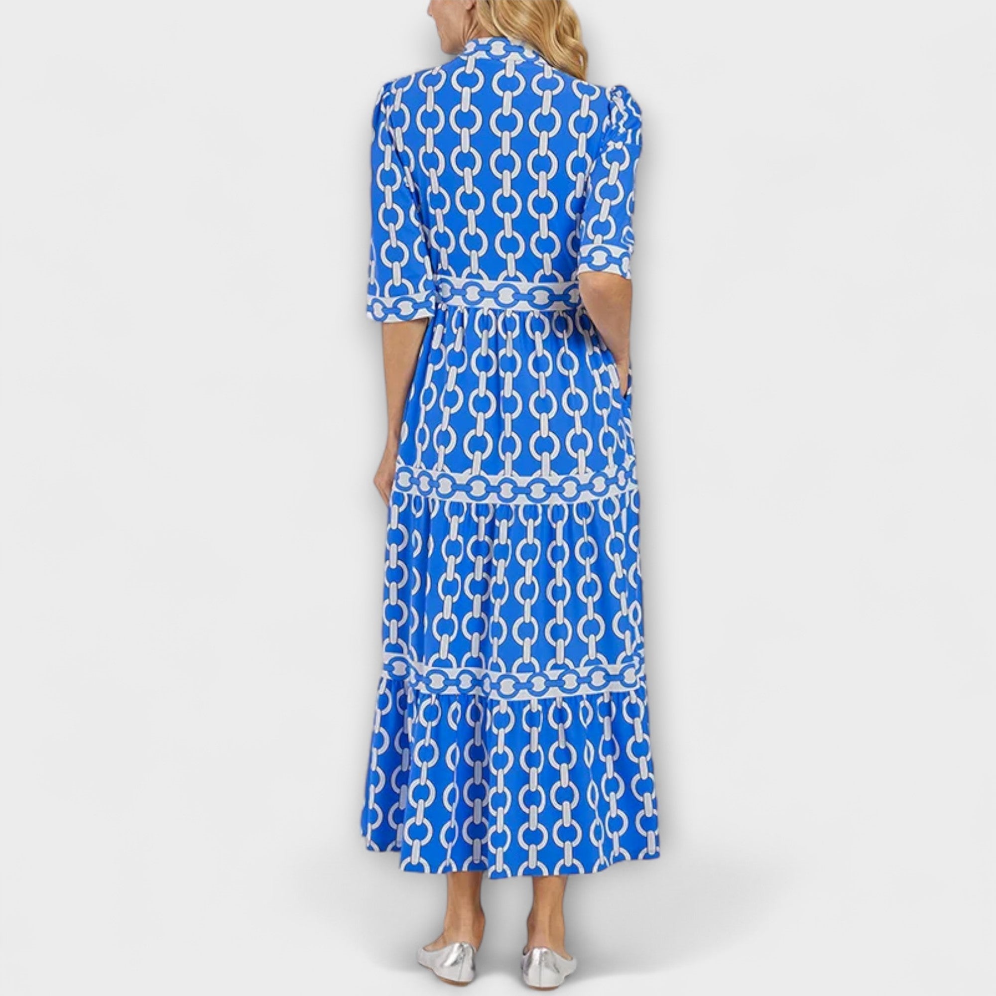 Elise™ | Luxe Link Print Dress
