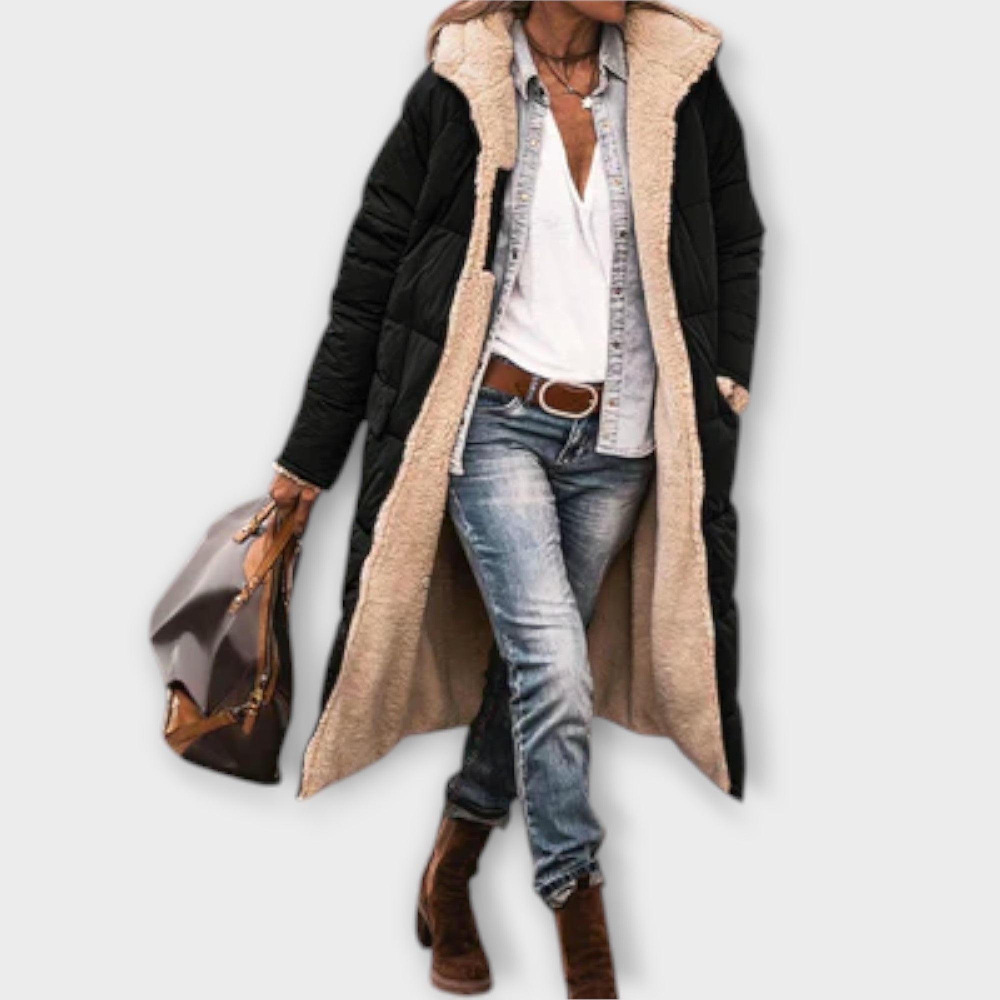 Helena™ | Luxe Fur-Lined Coat
