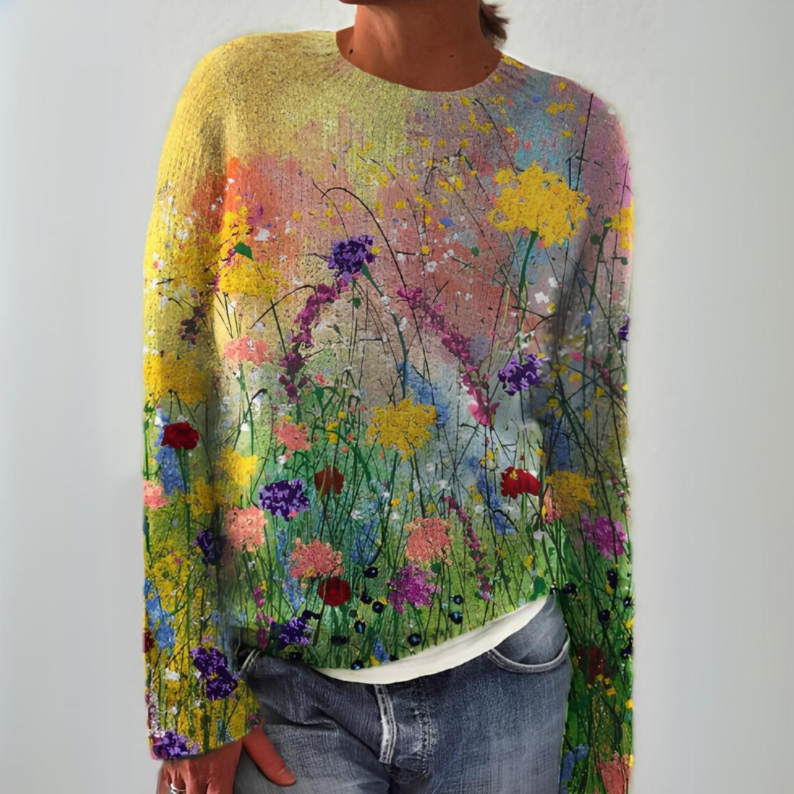 Elise™ | ColorBlend Knit Sweater