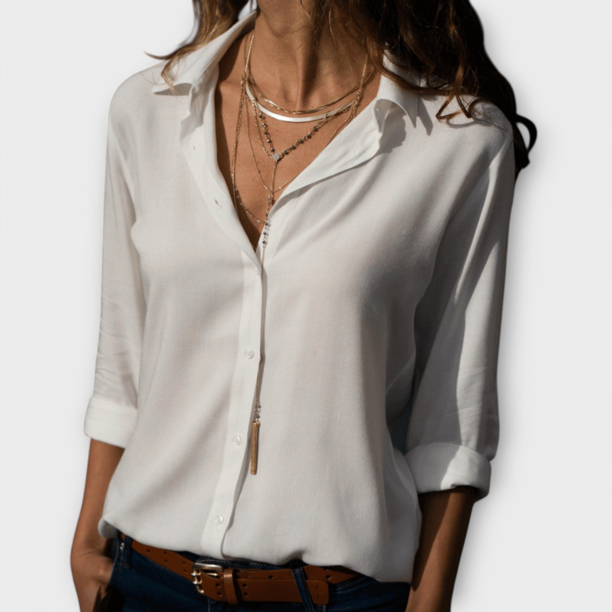 Noelle™ | Soft Power Blouse