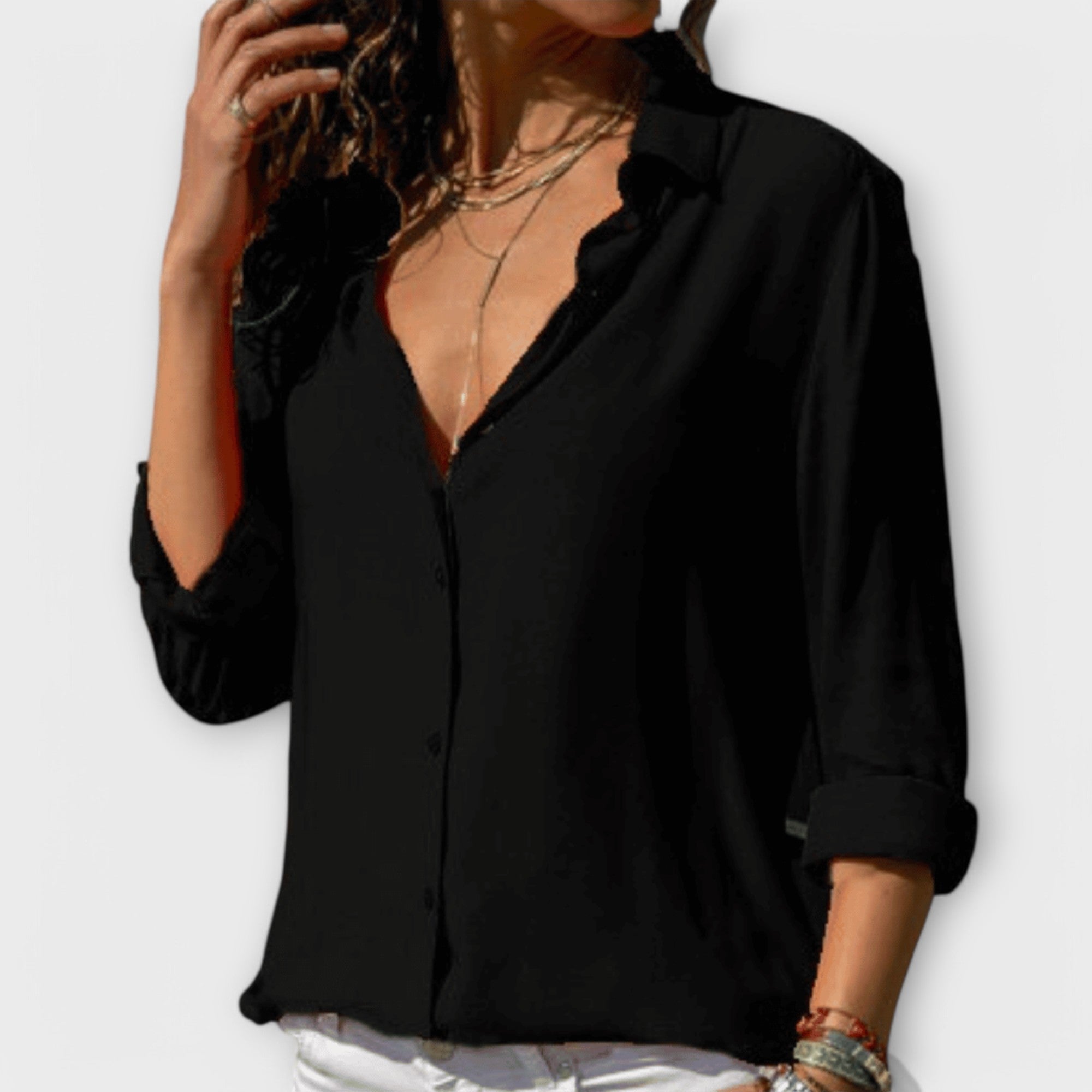 Noelle™ | Soft Power Blouse