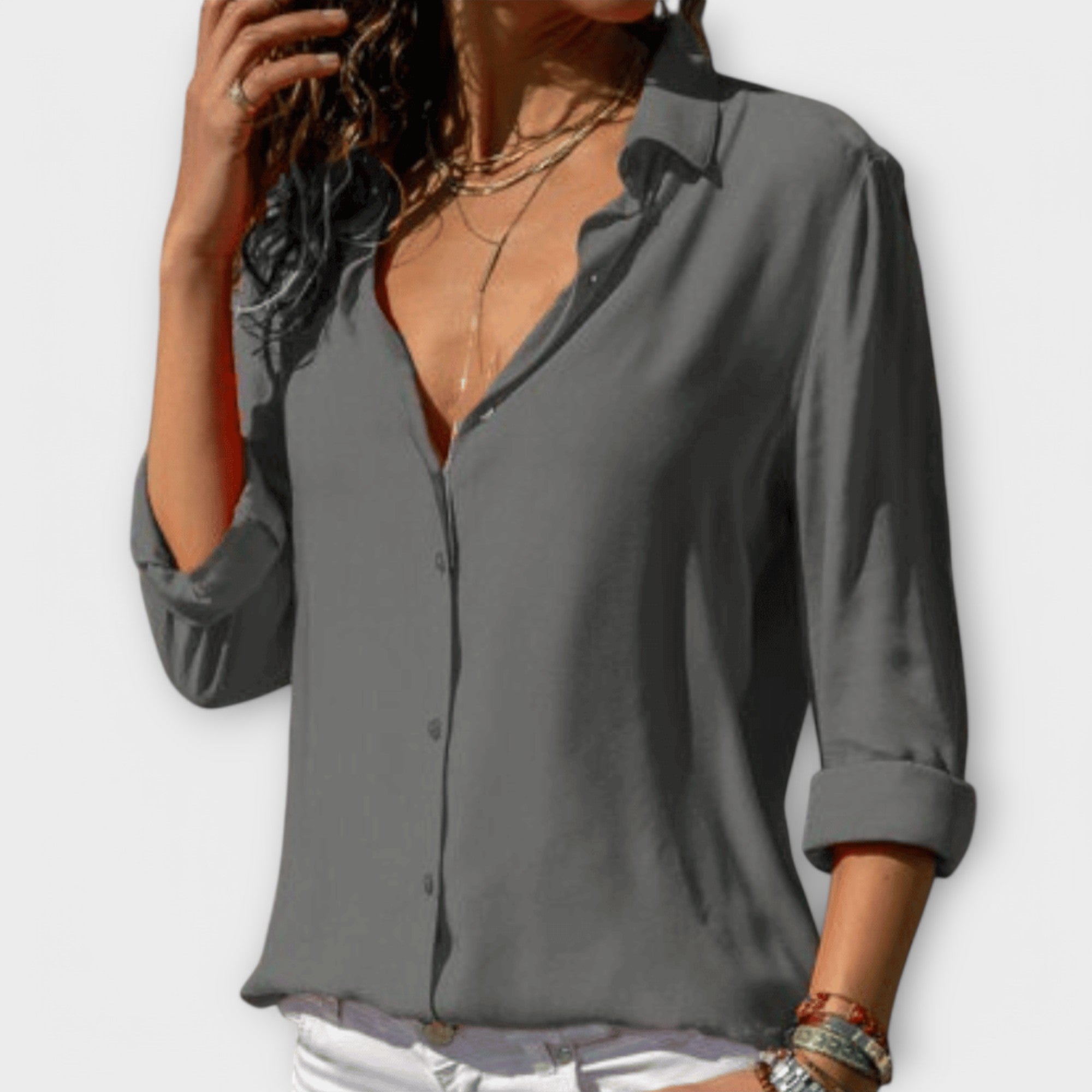 Noelle™ | Soft Power Blouse