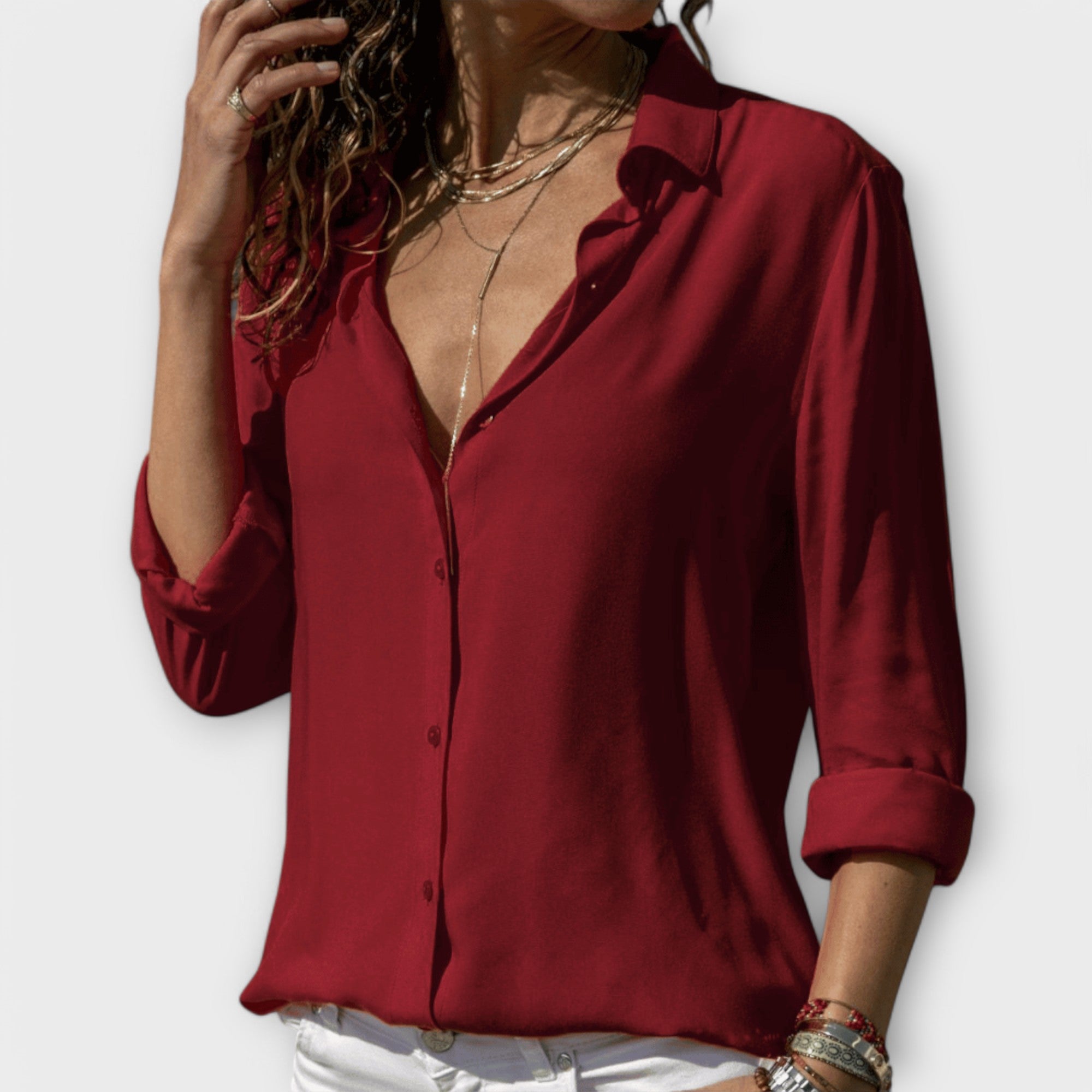 Noelle™ | Soft Power Blouse