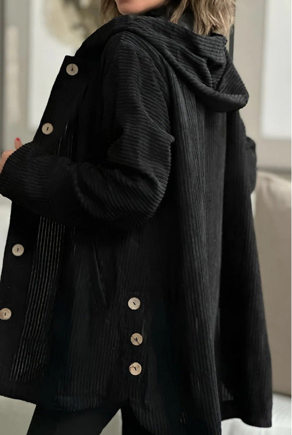 Camille™ | Ribbed Warmth Hooded Coat