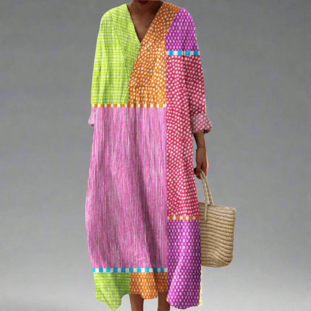 Nina Geometric Dress: Stylish and Modern Fashion Statement