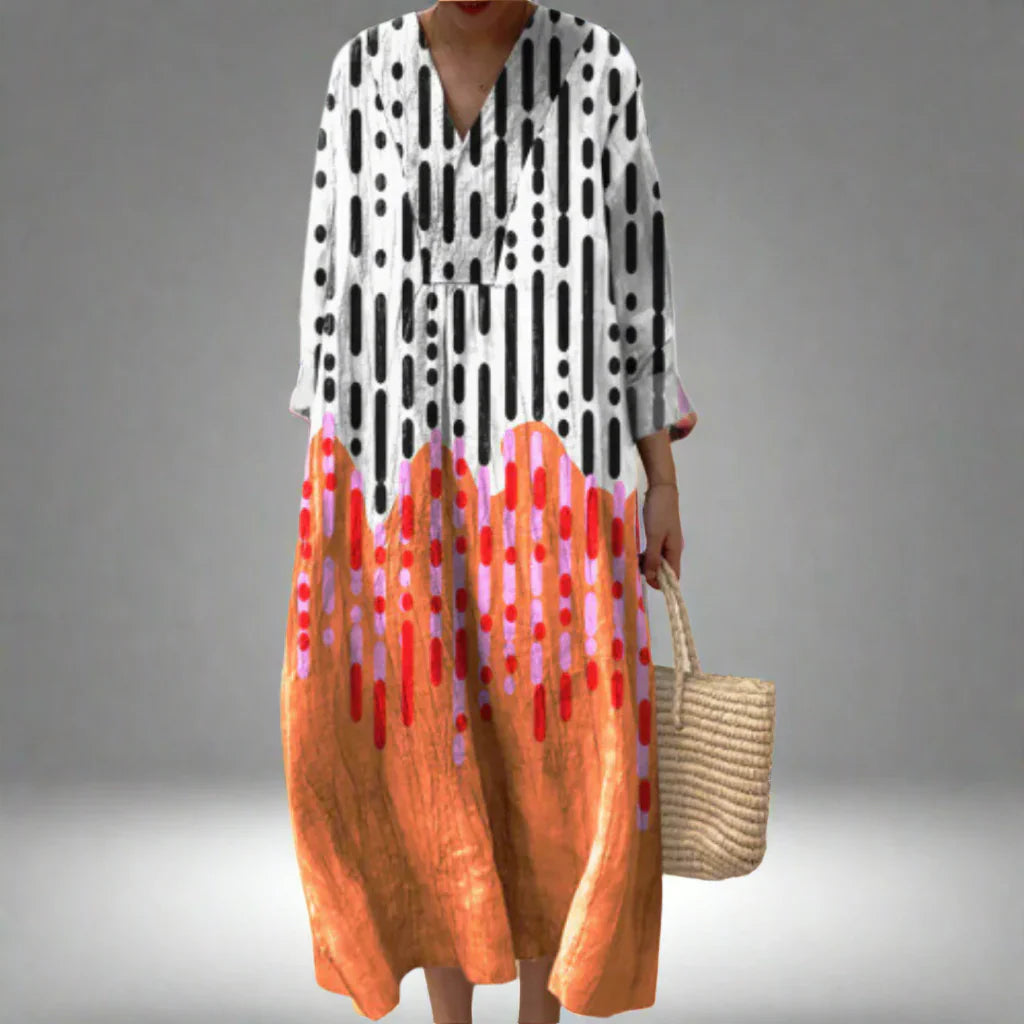 Carol Geometric Dress: Stylish and Modern Design