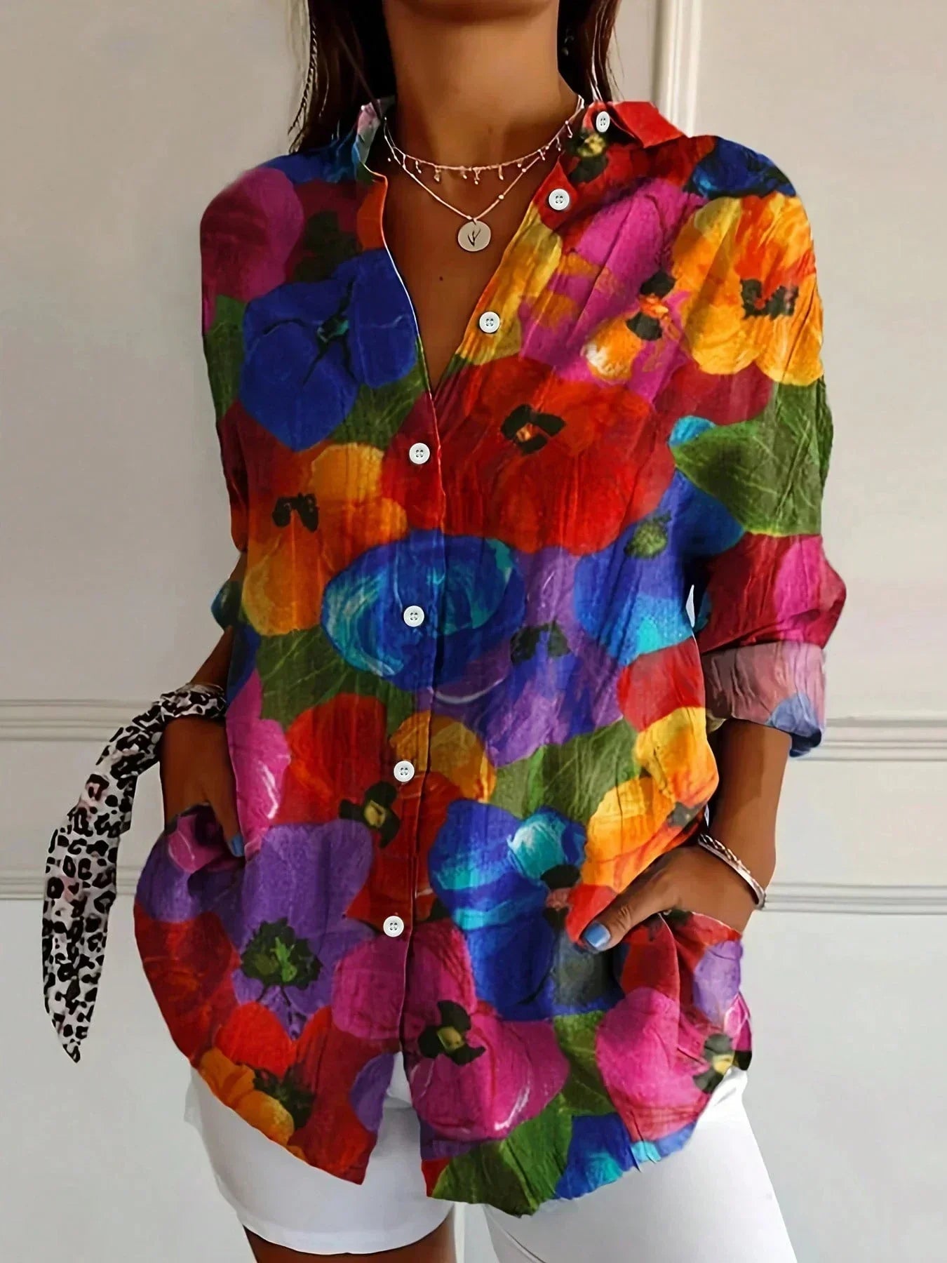 Camille™ | Colorful Pattern Blouse