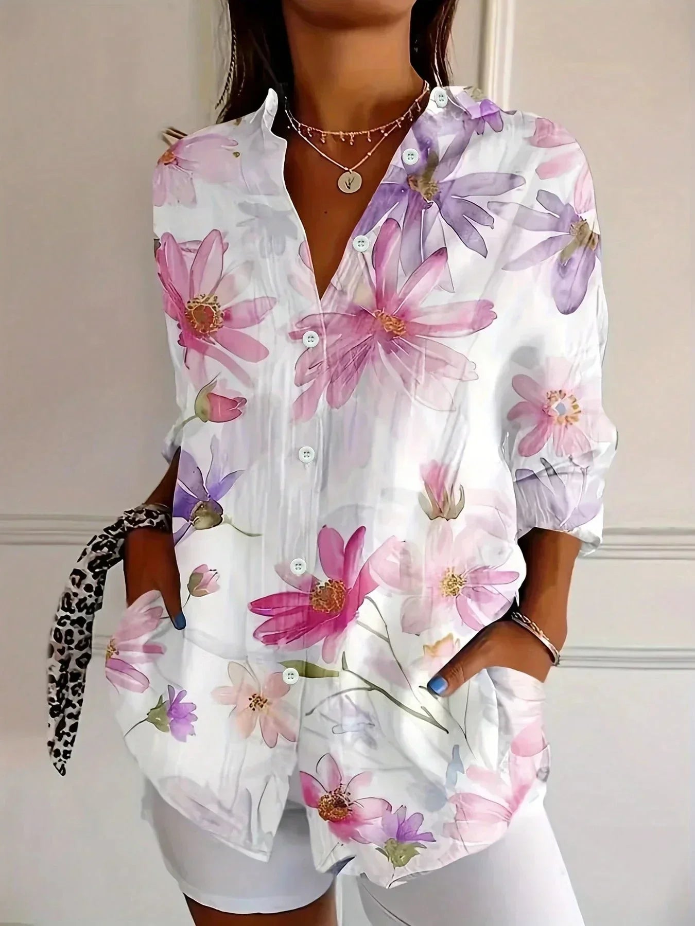 Camille™ | Colorful Pattern Blouse