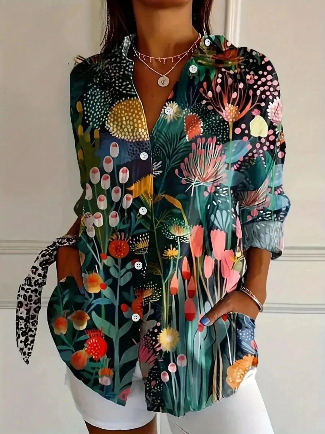 Camille™ | Colorful Pattern Blouse