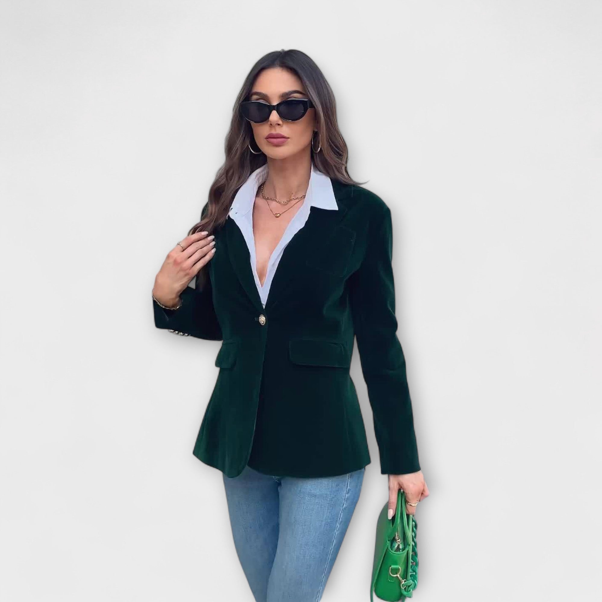 Isabelle™ | Velvet Chic Blazer