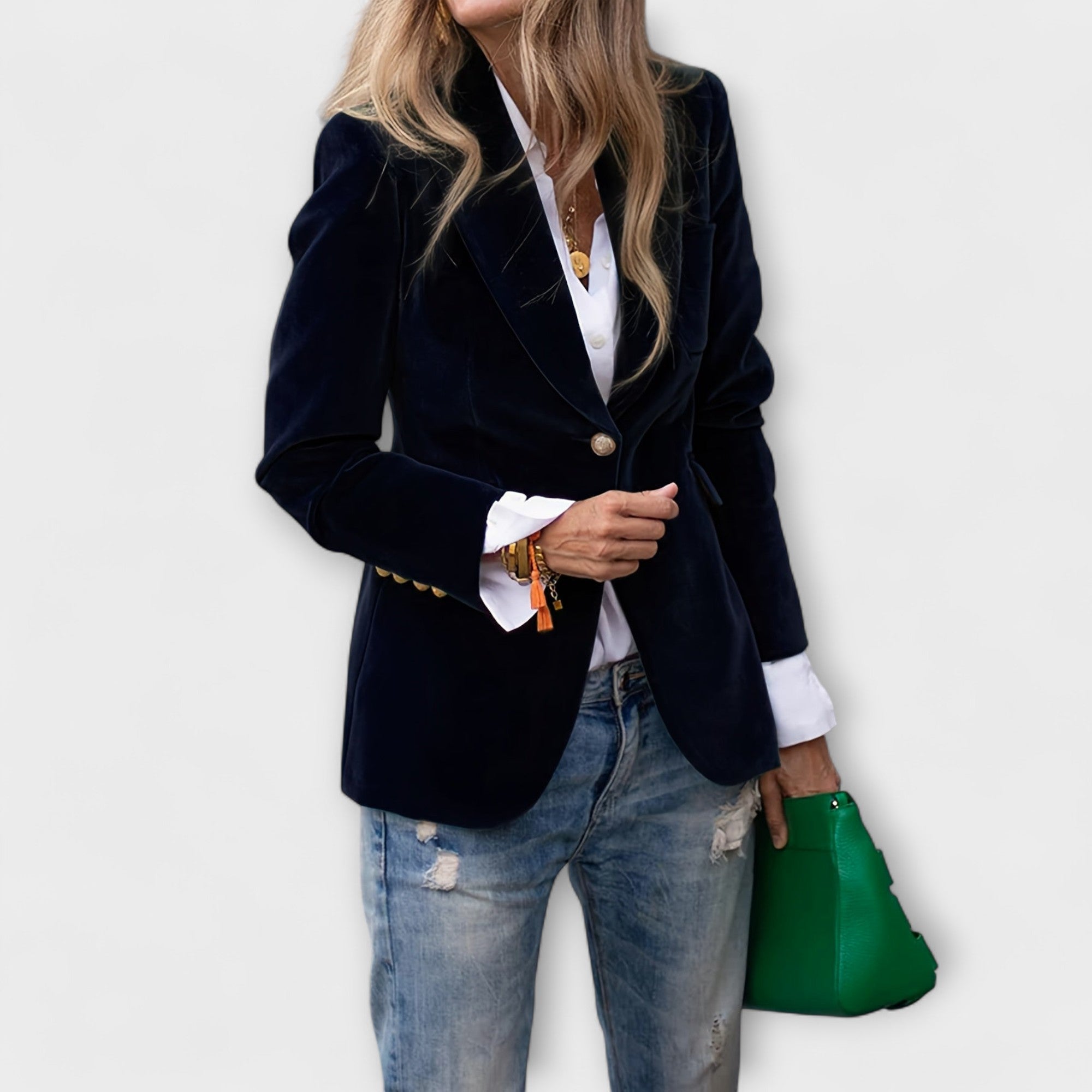 Isabelle™ | Velvet Chic Blazer