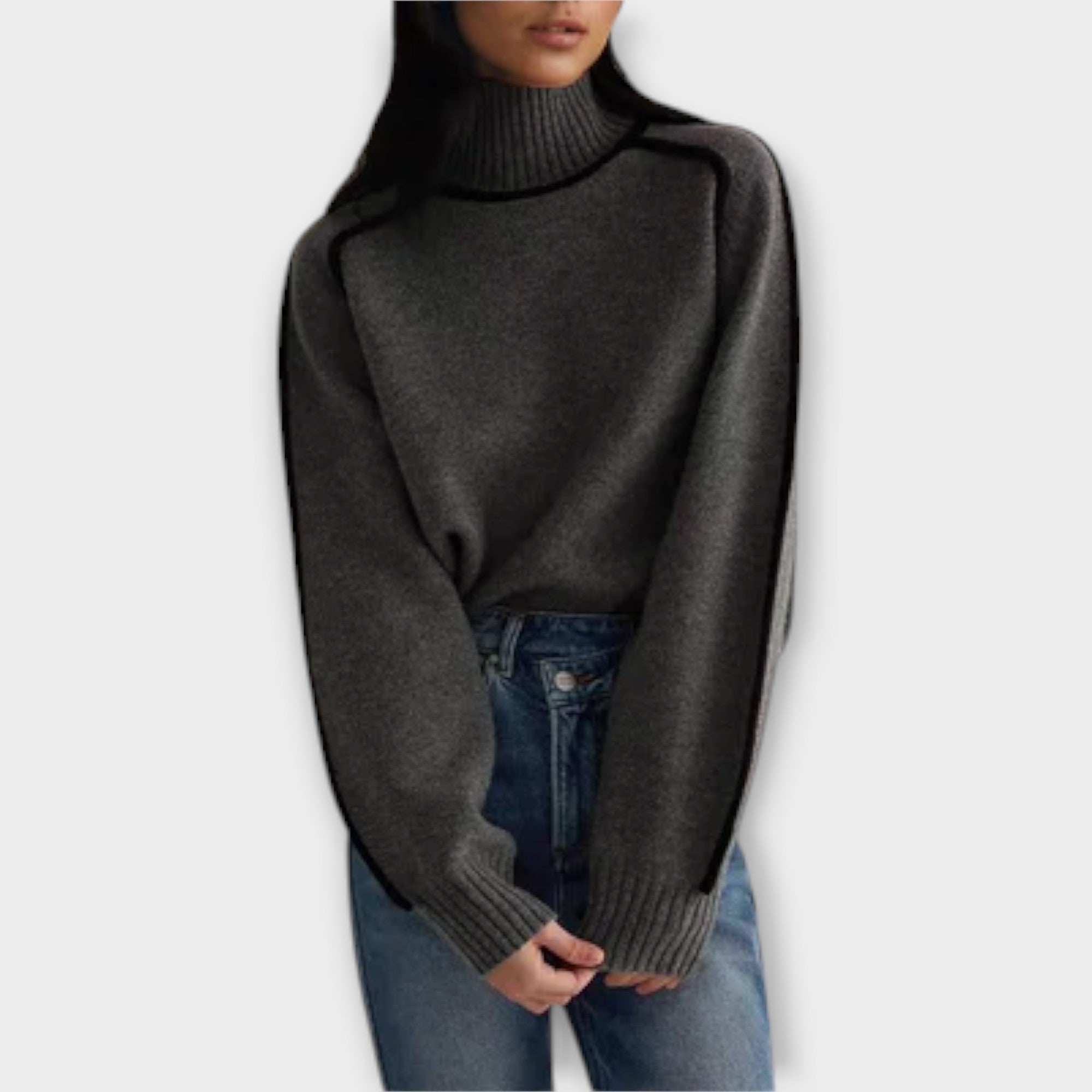 Noelle™ | Silken Neckline Sweater