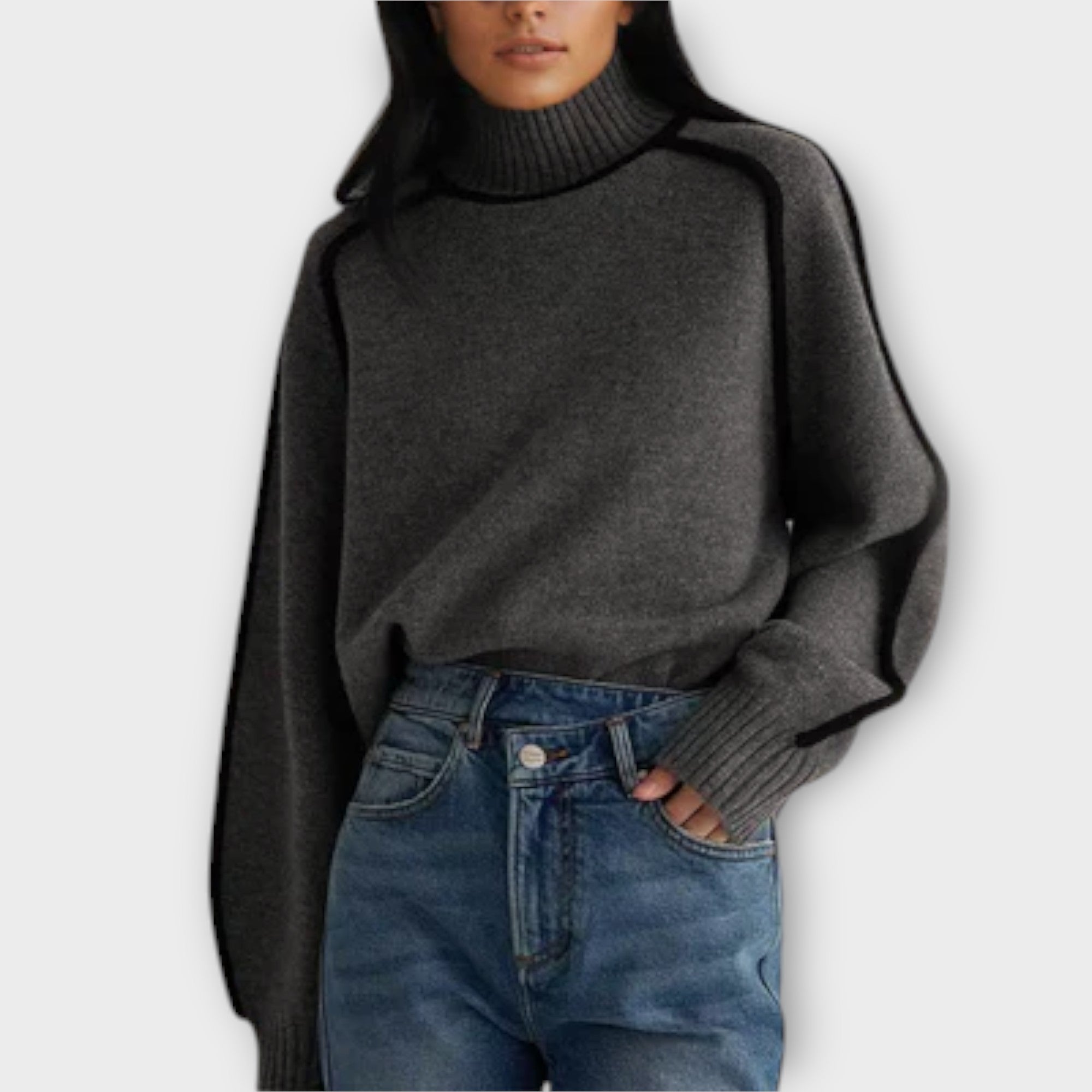 Noelle™ | Silken Neckline Sweater