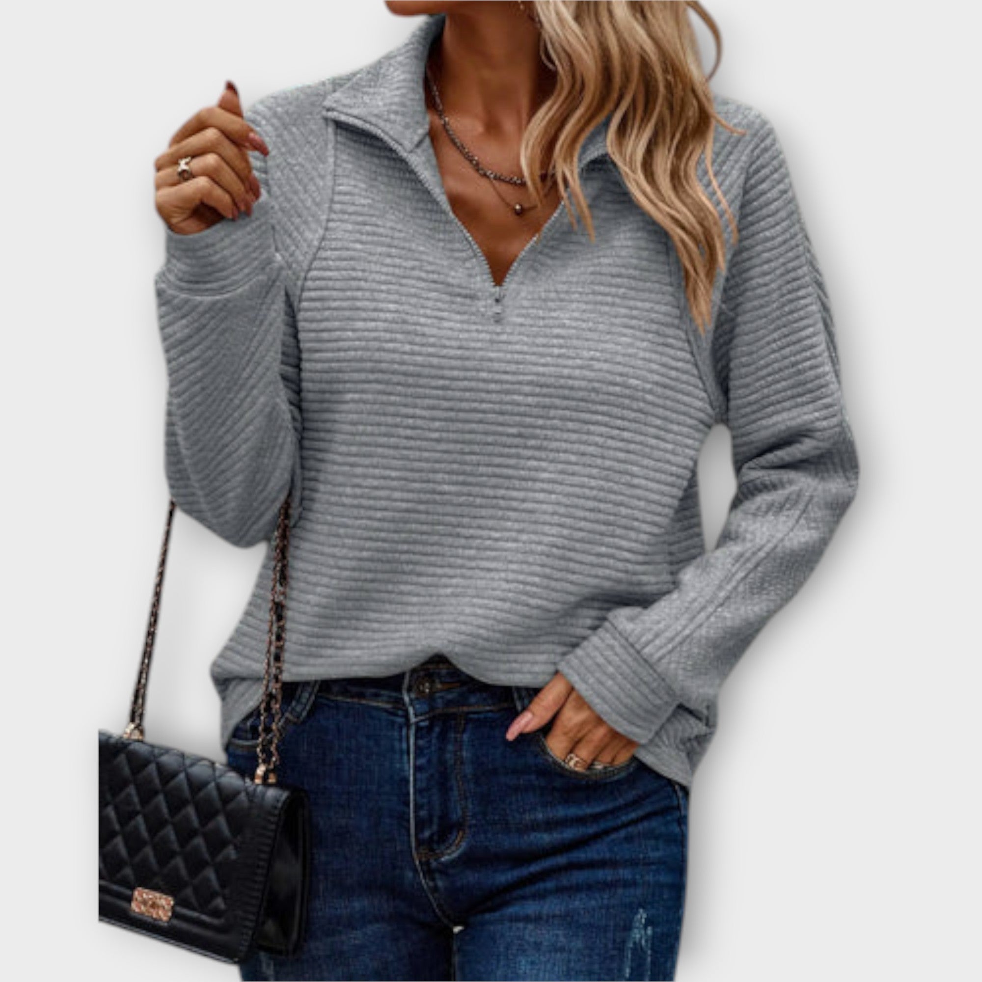 Helena™ | Polished Zip Pullover